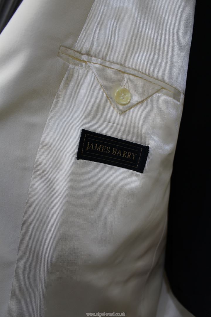 A "James Barry" gents cream dinner jacket, size 46 and a pair of black dinner trousers, - Image 3 of 4