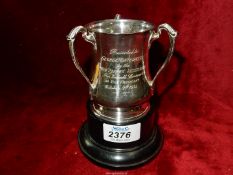 A Silver Trophy Cup, Sheffield 1931, makers Atkin Brothers (H.A.