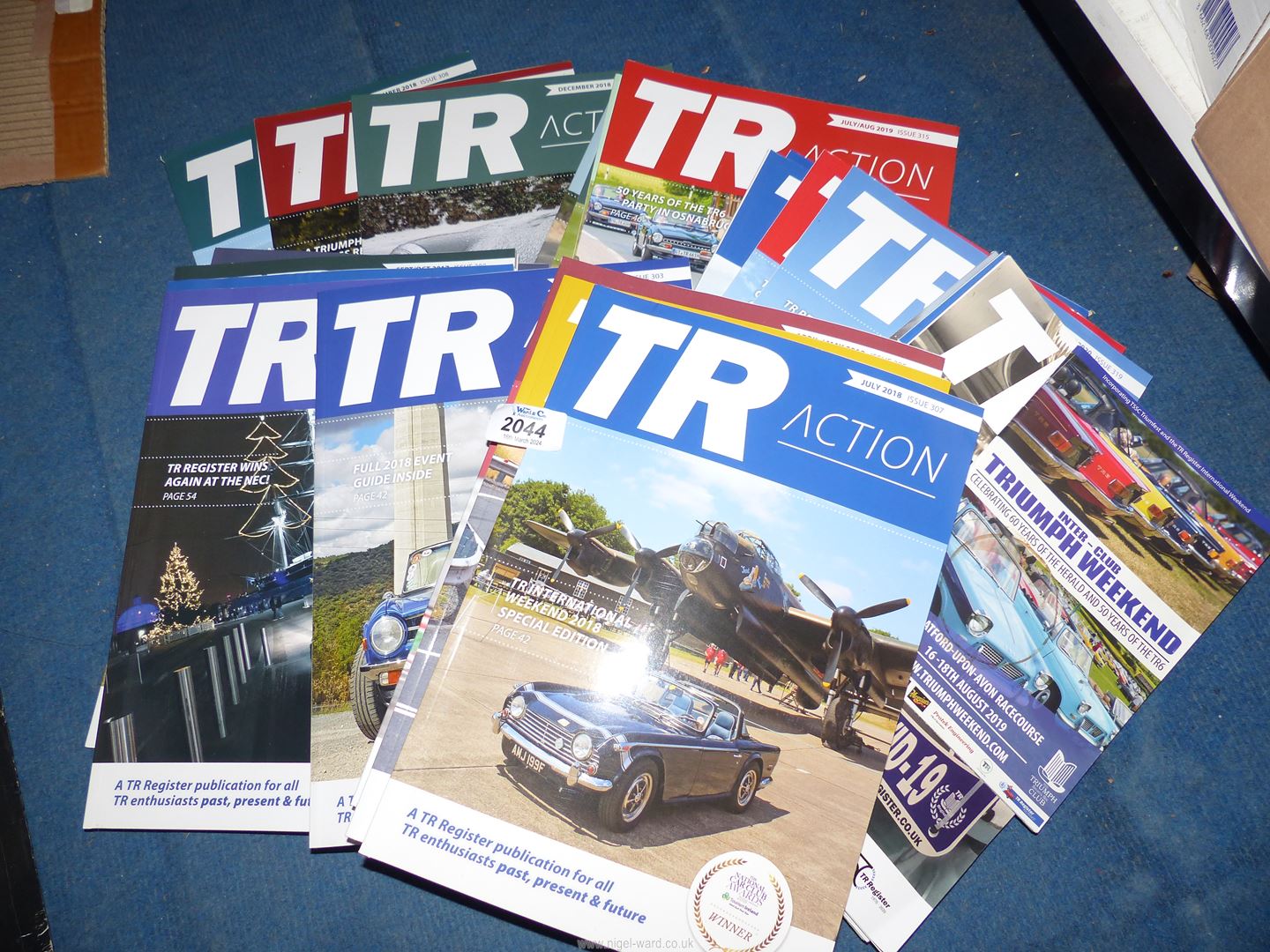 A qty of TR Action Magazines Issues 298-322, 60 years of the Herald etc.