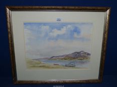A framed and mounted Michael Wesson Watercolour,