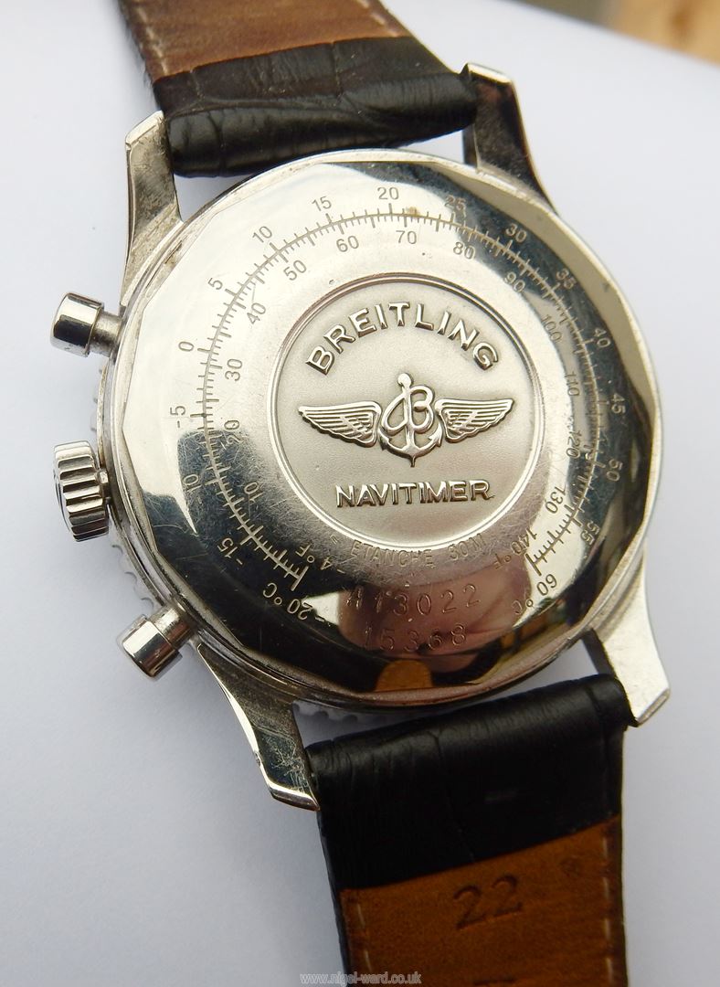 A Breitling Old Navitimer gentleman's automatic chronograph wristwatch ref. - Image 4 of 7