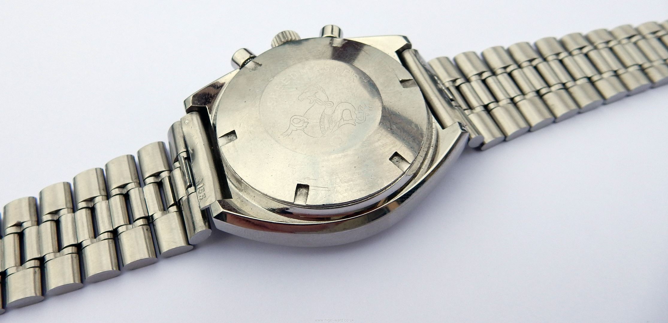 A Circa 1969 Stainless Steel Omega Speedmaster Professional Mark II Chronograph Bracelet Watch, Ref. - Image 4 of 7