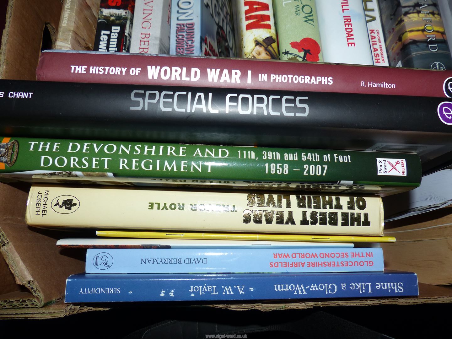 Box of War Books to include Point Main, First into Action, Till my Tale is Told, - Image 2 of 5