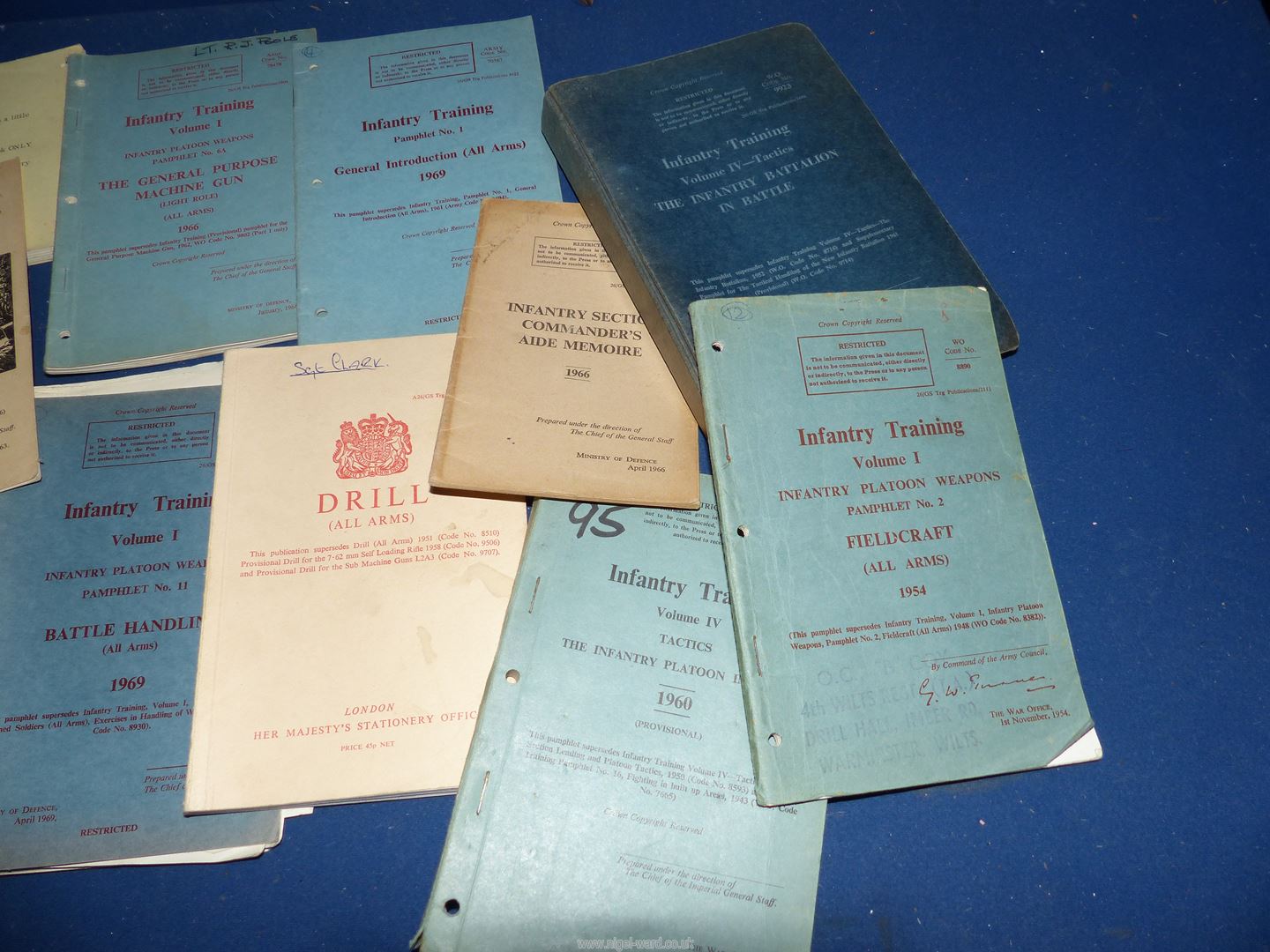 A Qty of Military Training Manuals, including infantry training, Drill etc. - Image 4 of 4