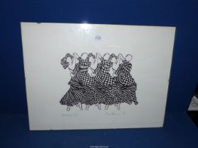 A clip framed black and white Limited Edition Print (no.