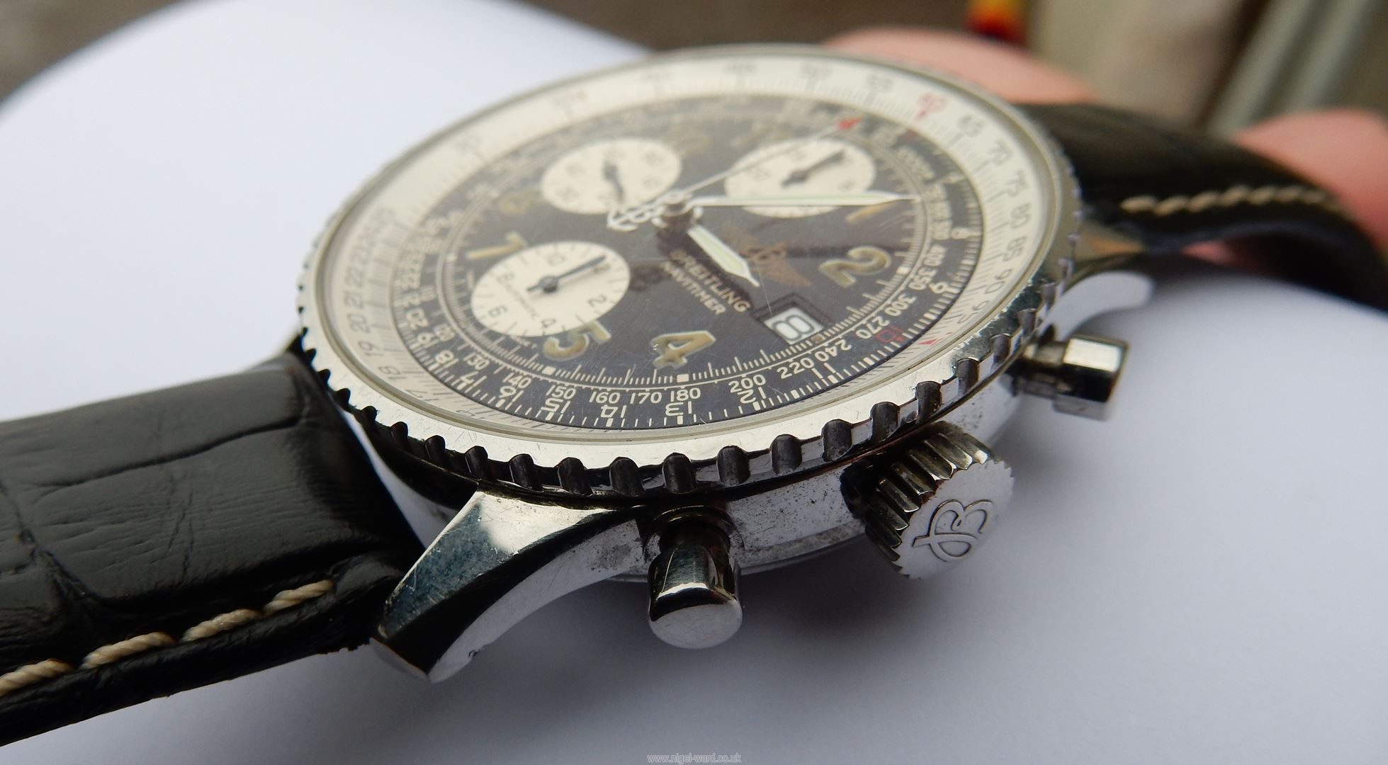 A Breitling Old Navitimer gentleman's automatic chronograph wristwatch ref. - Image 3 of 7