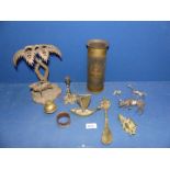 A small quantity of brass & mixed metals incl.