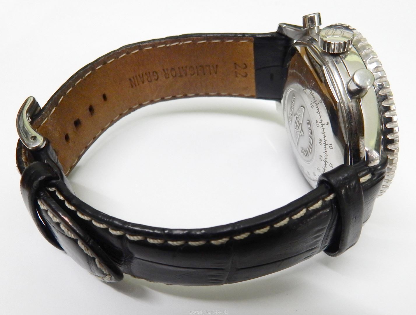 A Breitling Old Navitimer gentleman's automatic chronograph wristwatch ref. - Image 7 of 7