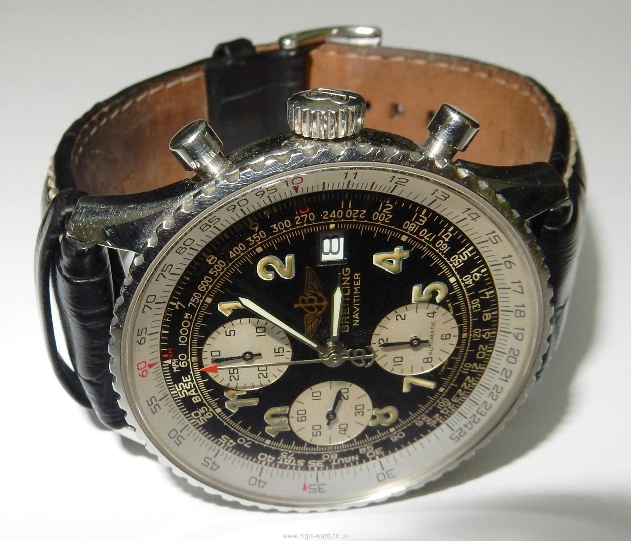 A Breitling Old Navitimer gentleman's automatic chronograph wristwatch ref. - Image 6 of 7