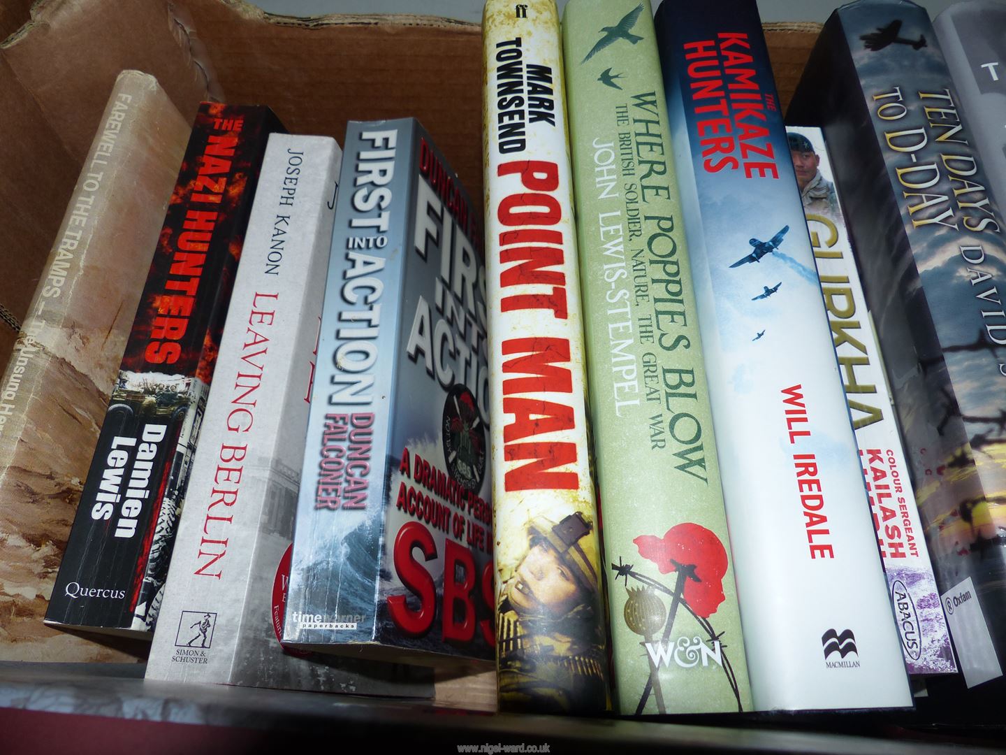 Box of War Books to include Point Main, First into Action, Till my Tale is Told, - Image 3 of 5