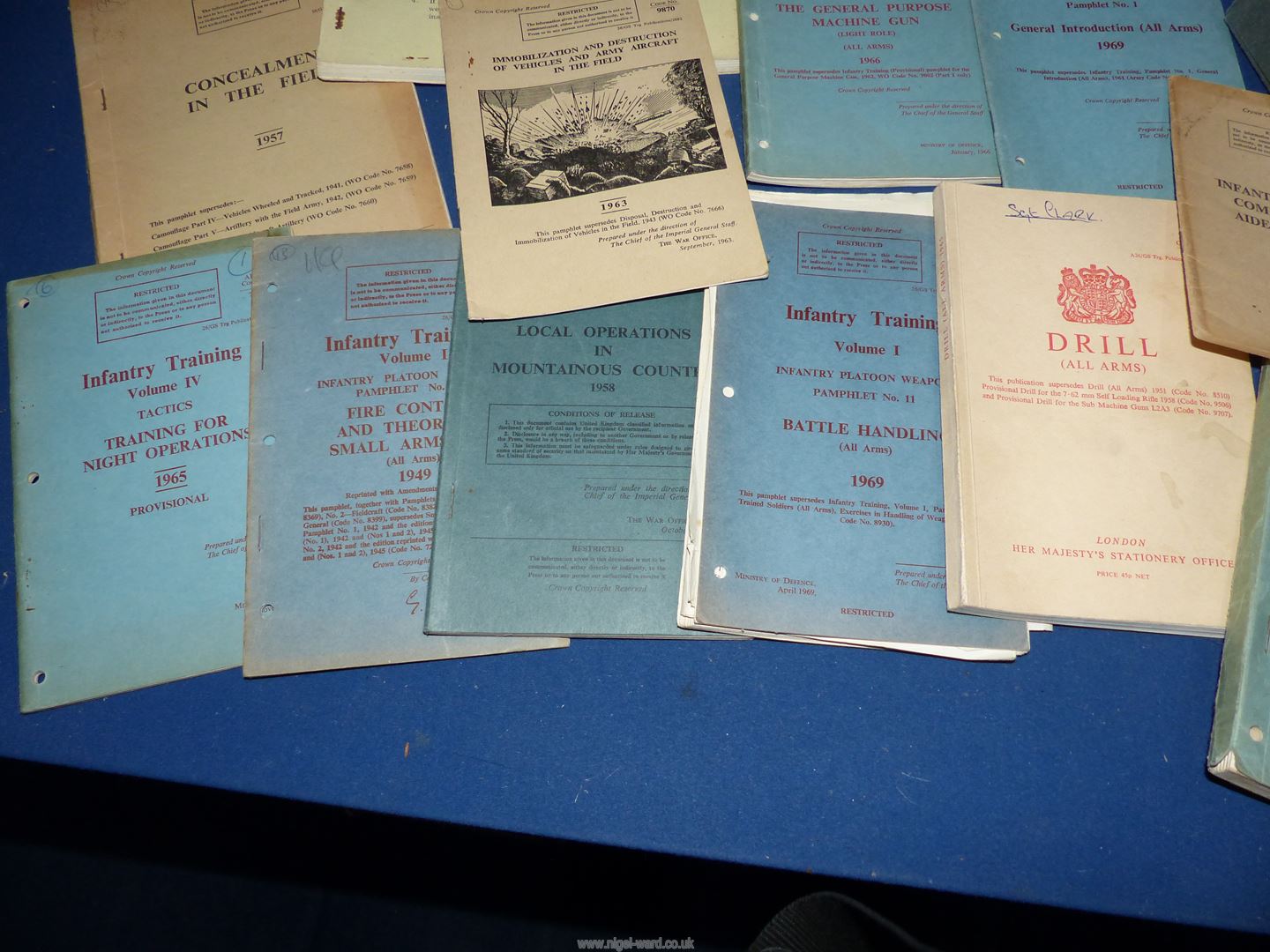 A Qty of Military Training Manuals, including infantry training, Drill etc. - Image 3 of 4