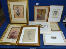 A quantity of pictures to include; a Limited Edition Richard Shirley Smith Print (no.