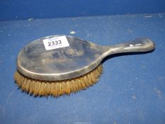 A Silver brush, Chester 1917, makers J&R Griffin.