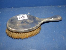 A Silver brush, Chester 1917, makers J&R Griffin.