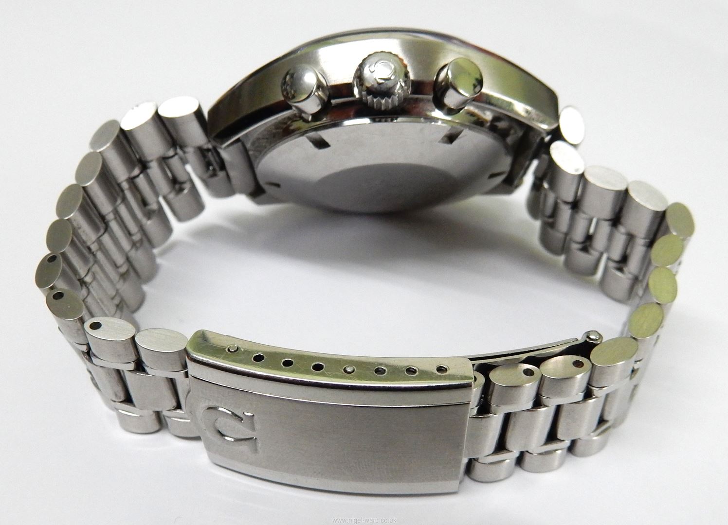 A Circa 1969 Stainless Steel Omega Speedmaster Professional Mark II Chronograph Bracelet Watch, Ref. - Image 7 of 7