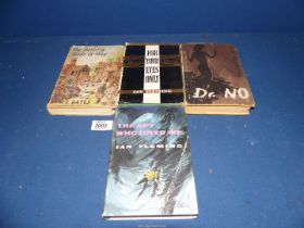 Three Ian Fleming Novels;- For Your Eyes Only Book Club Edition 1960,