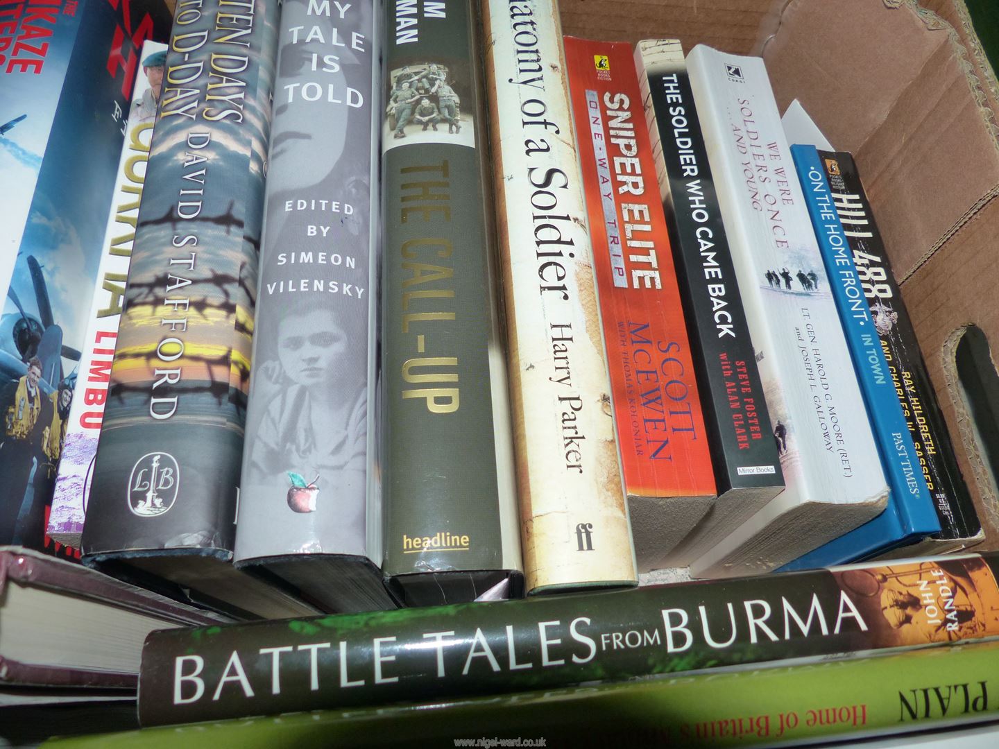 Box of War Books to include Point Main, First into Action, Till my Tale is Told, - Image 4 of 5