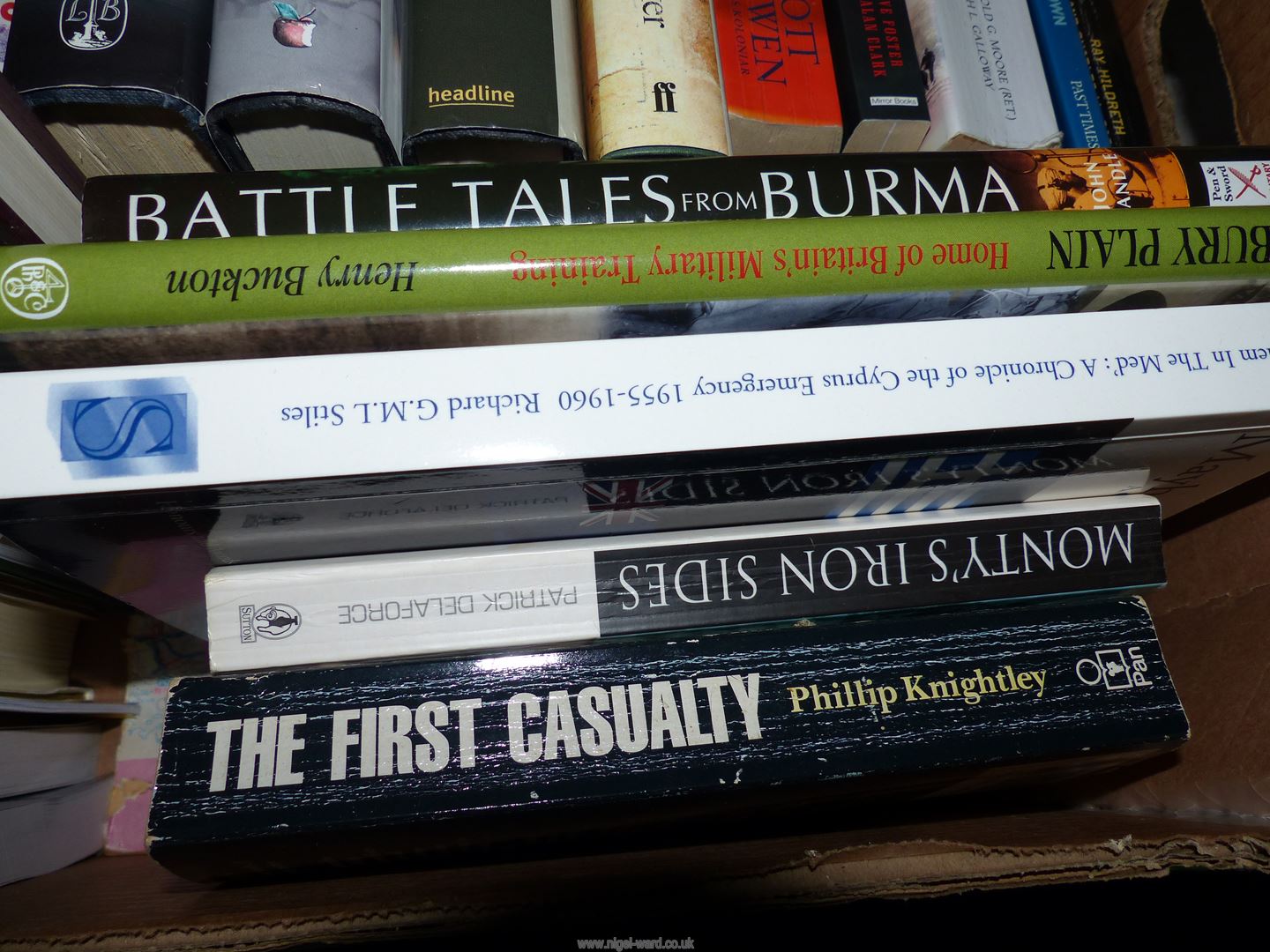 Box of War Books to include Point Main, First into Action, Till my Tale is Told, - Image 5 of 5