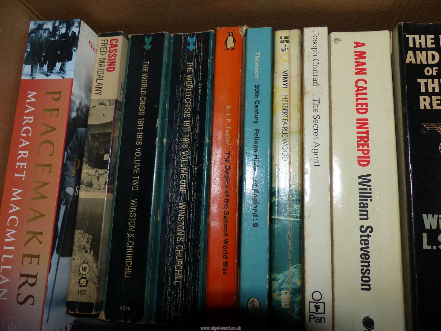 A Qty of lst and 2nd World War Books to include A man called Intrepid, The Secret Agent, - Image 2 of 2