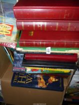 A box of books to include Antiques, Children's Books, Super Cook etc.