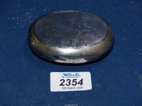 A Silver Snuff box, Chester 1896, a/f, 67g.