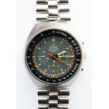 A Circa 1969 Stainless Steel Omega Speedmaster Professional Mark II Chronograph Bracelet Watch, Ref.