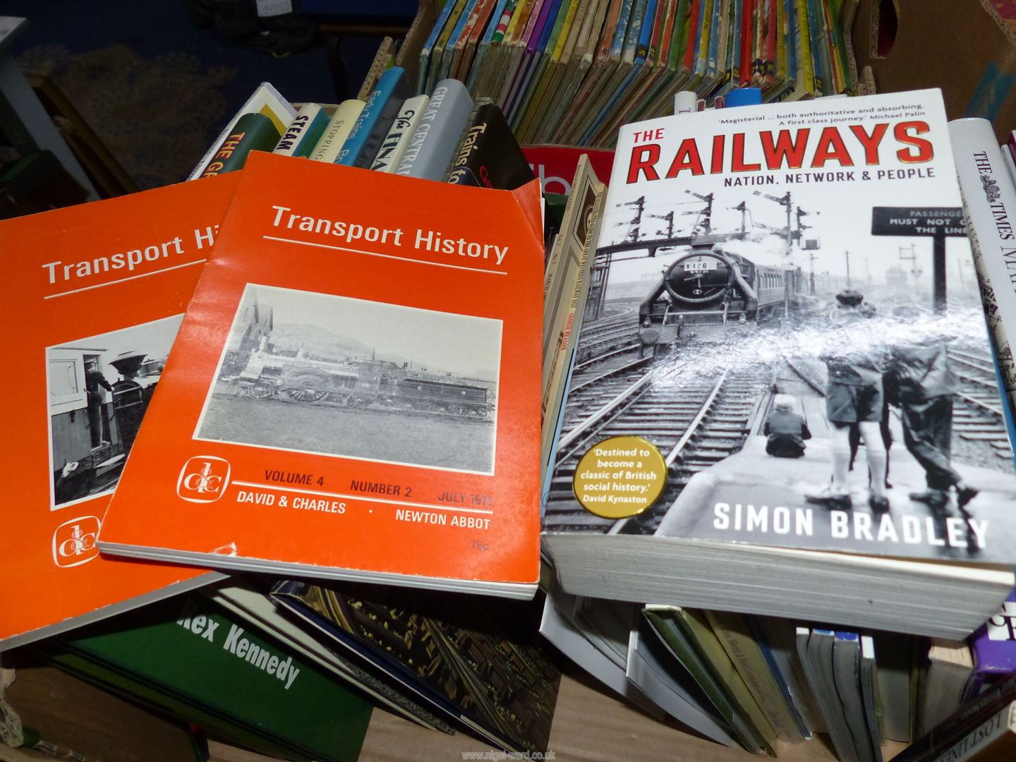 A box of Railway Books to include Scotland's Railway, The Great Days of the GWR, - Image 5 of 5