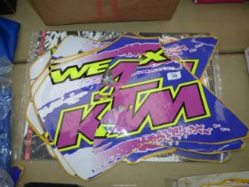 KTM decals.