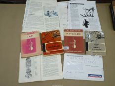 Motorcycle booklets including The Book of The JAP, The Matchless (x 2), The Ariel,