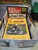 A quantity of Classic Mechanics Motorcycle magazines, mostly 1980s.