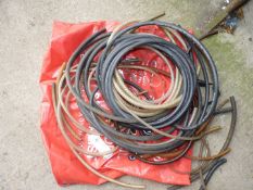 A quantity of 6.0 mm x 12.0 mm petrol/diesel fuel hosing and others.
