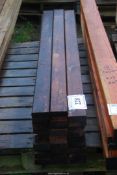 27 lengths of softwood timber 47" long x 3" x 1 1/4".