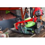 A garden vac, GTC hedge trimmer (no lead),