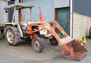 A David Brown 885 Diesel engined farm tractor TWP 608L, first registered on the 5th June 1973,