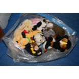 A bag of Teddy Bears, cuddly toys, etc.