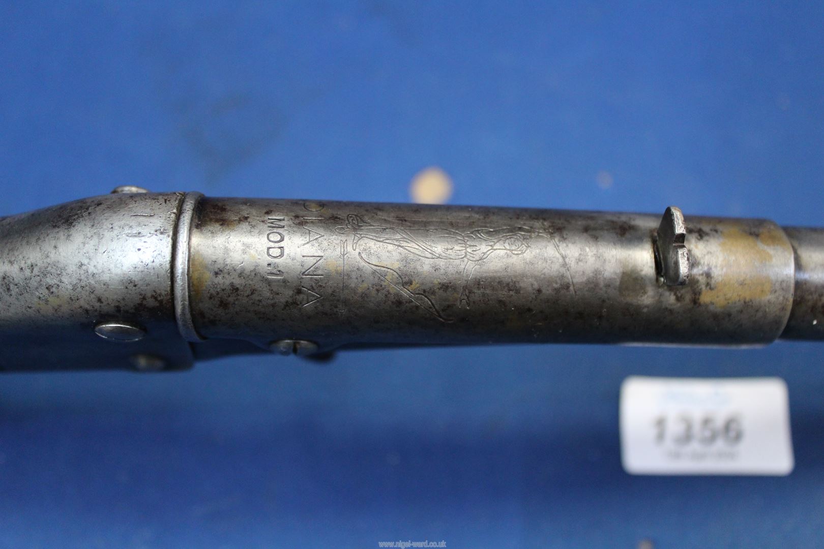 A vintage Diana Pop-Gun, made in Great Britain, model .1, 30 1/2'' long, 17 1/2'' barrel approx. - Image 3 of 4