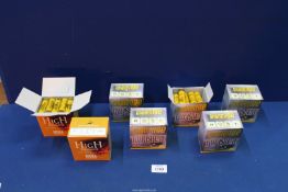 Seven boxes of 20 bore cartridges including two of High Pheasant and five of Challenge Tunet.