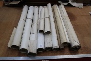 A quantity of old Ordnance Survey maps and plans including; River Severn OS map 1901,