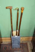 Three walking sticks including;