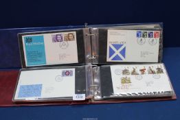 Two albums of First Day Covers.