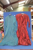 Two vintage handmade dresses,