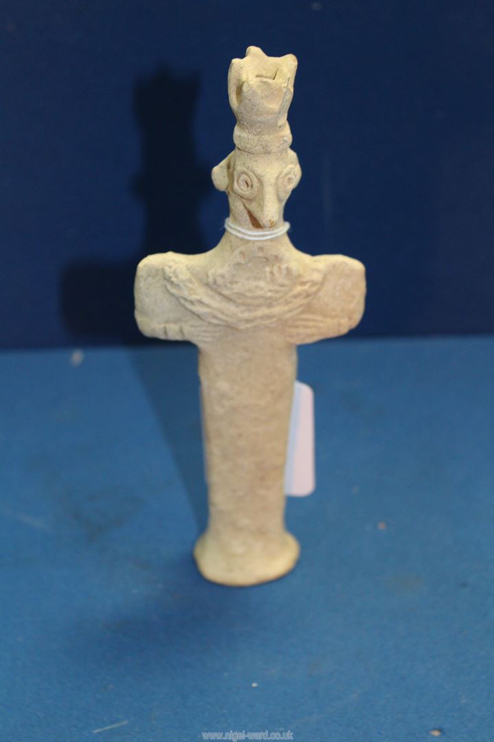 A fine Syro-Hittite terracotta figurine of Astarte, c.