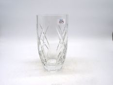 A John Rocha for Waterford crystal vase 10" tall.