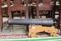 A contemporary model of a Cannon, 29'' long x 11'' high overall (for display purposes only,