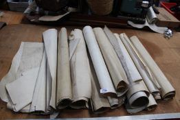 A quantity of maps and farm plans from Leominster, Pleck Farm Monkland, Docklow, Stoke Prior, etc.