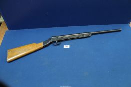 A Diana model 15 .177 break action air Rifle, made in Germany, 33'' long overall, 12'' barrel.