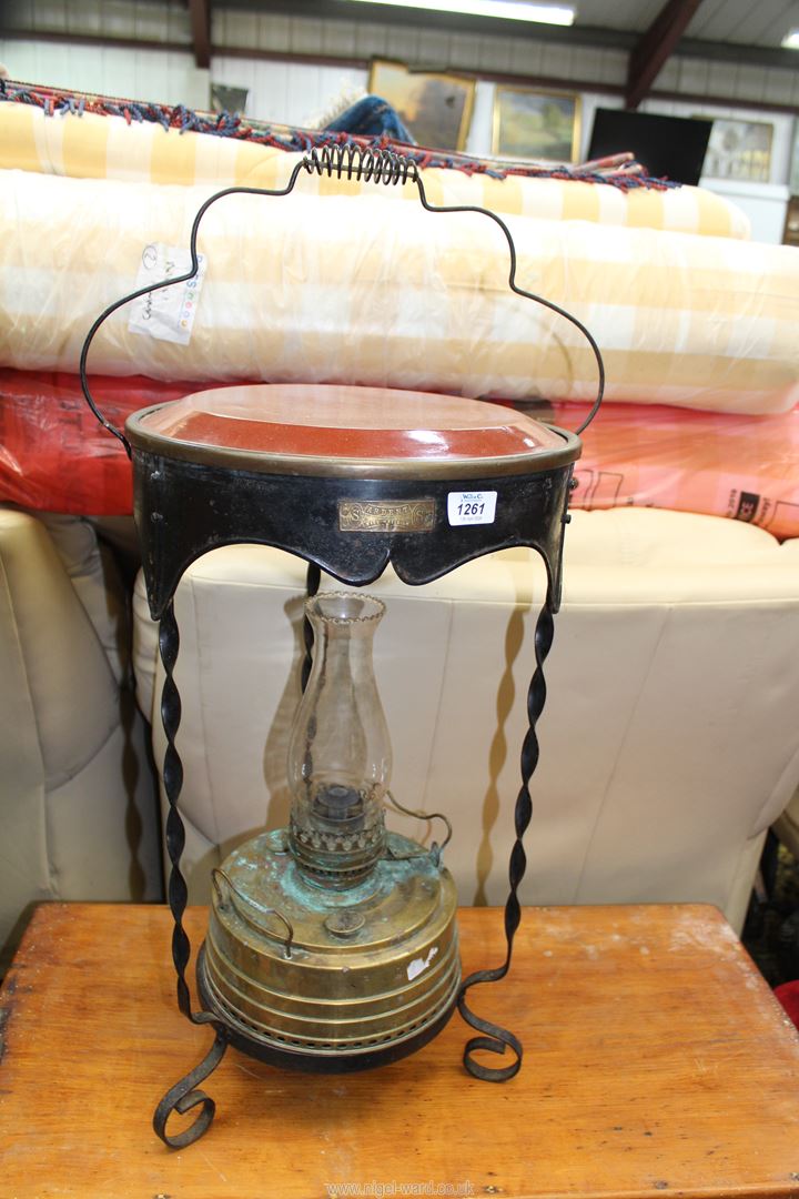 An 'Ardent' lamp and heater for a conservatory/greenhouse.