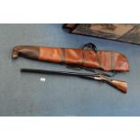 An Edgar Perks, Birmingham 12 bore double barrel Box-lock ejector, double trigger,