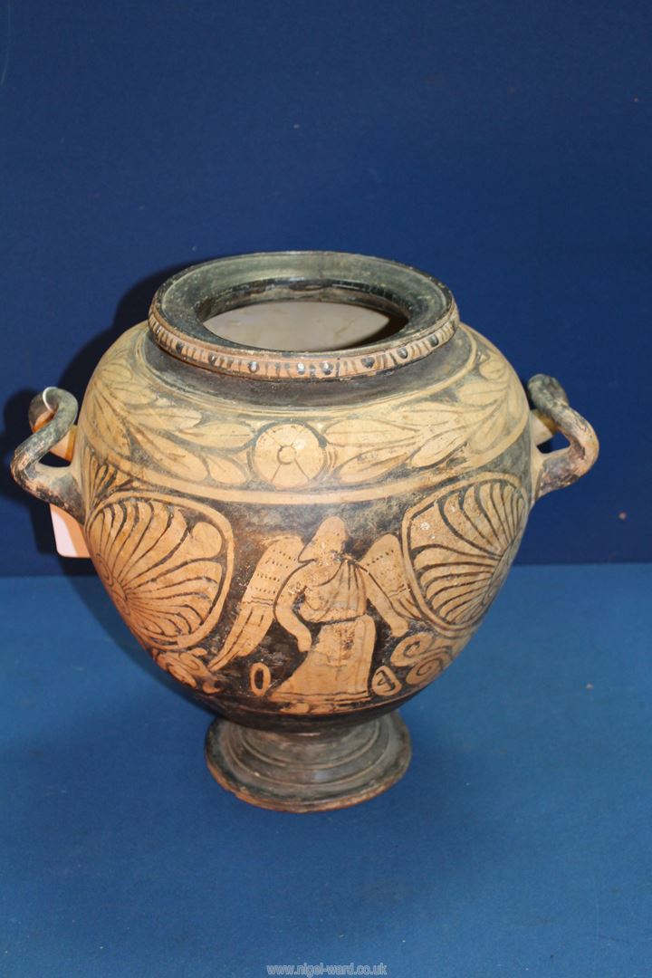 A large ancient Greek two handled stamnos, probably south Italian, - Image 5 of 7