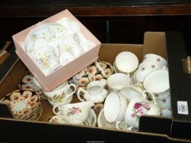 A quantity of part teasets and boxed tea for two set including Duchess, Crown, Trent etc.